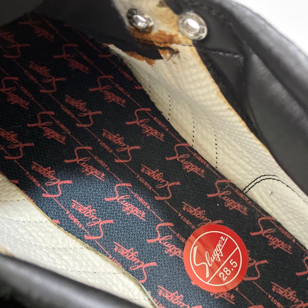 久保田スラッガー 野球スパイク 天然皮革 ベースボールシューズ 28.5cm