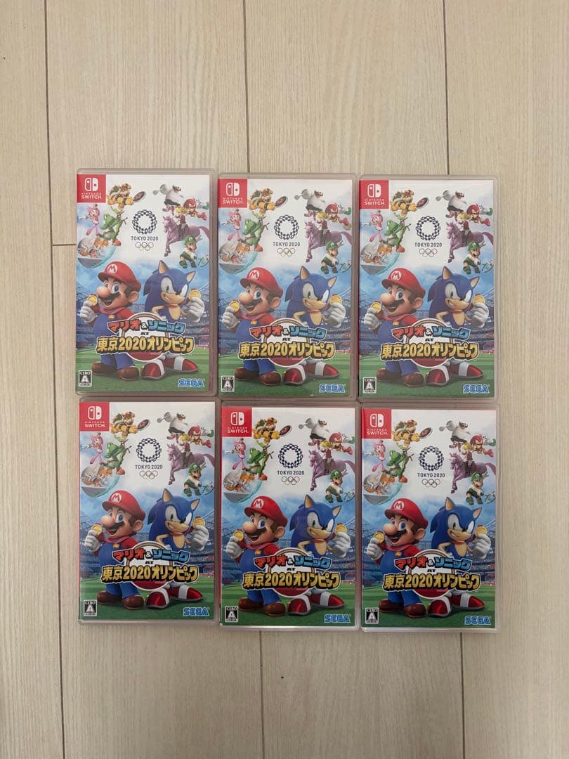 【スイッチ】マリオ&ソニック AT 東京2020オリンピック　6本セット マリオ＆ソニック AT 東京2020オリンピック 【Switch】 セガ｜SEGA