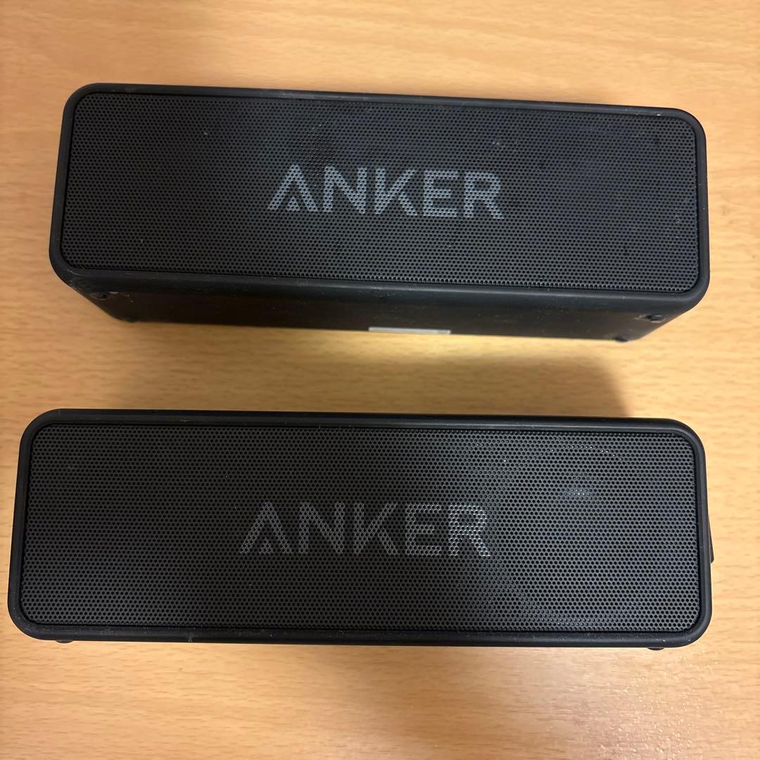 Anker SoundCore 2 ワイヤレススピーカー ブラック 2個セット - メルカリ