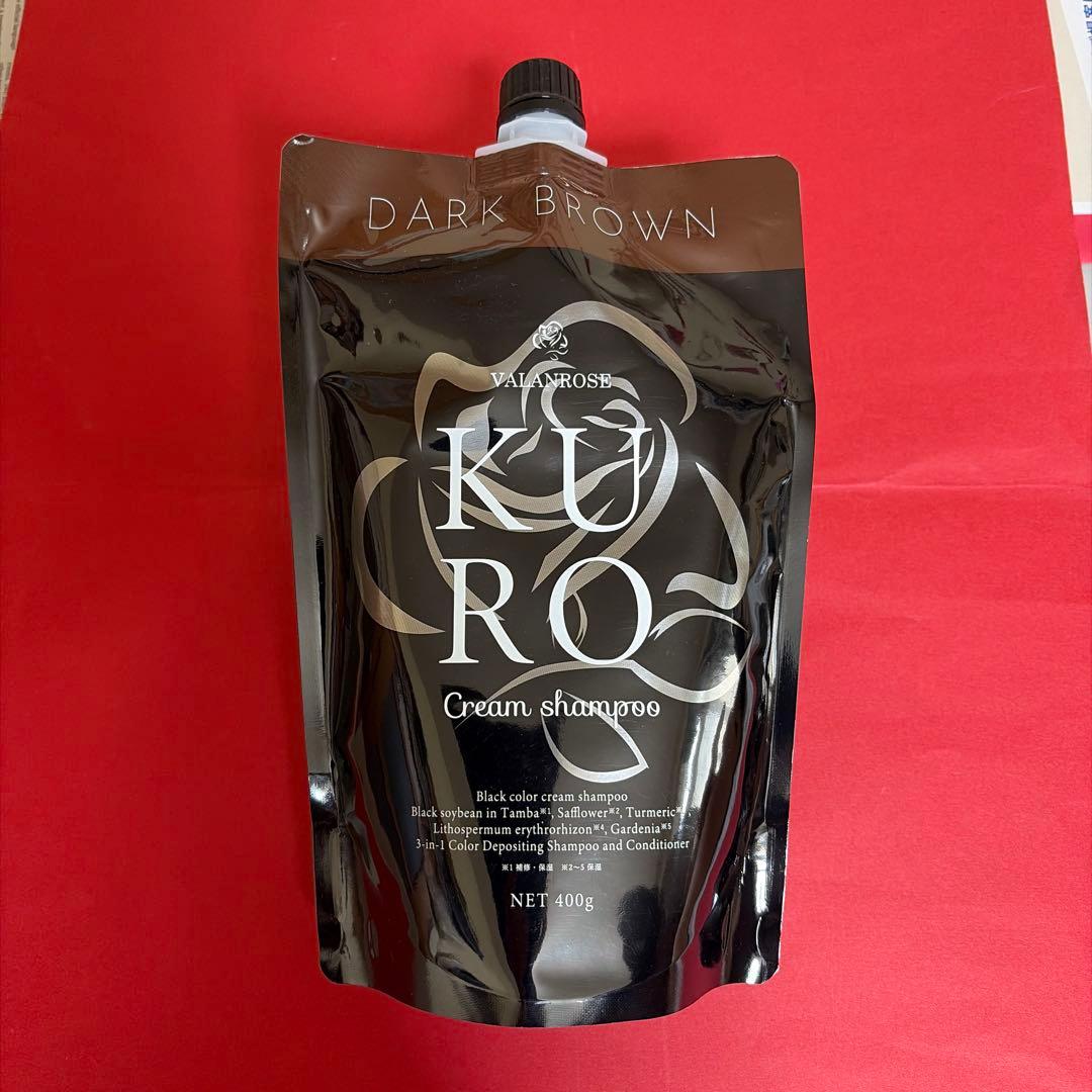 KURO Cream Shampoo ダークブラウン 400g - メルカリ