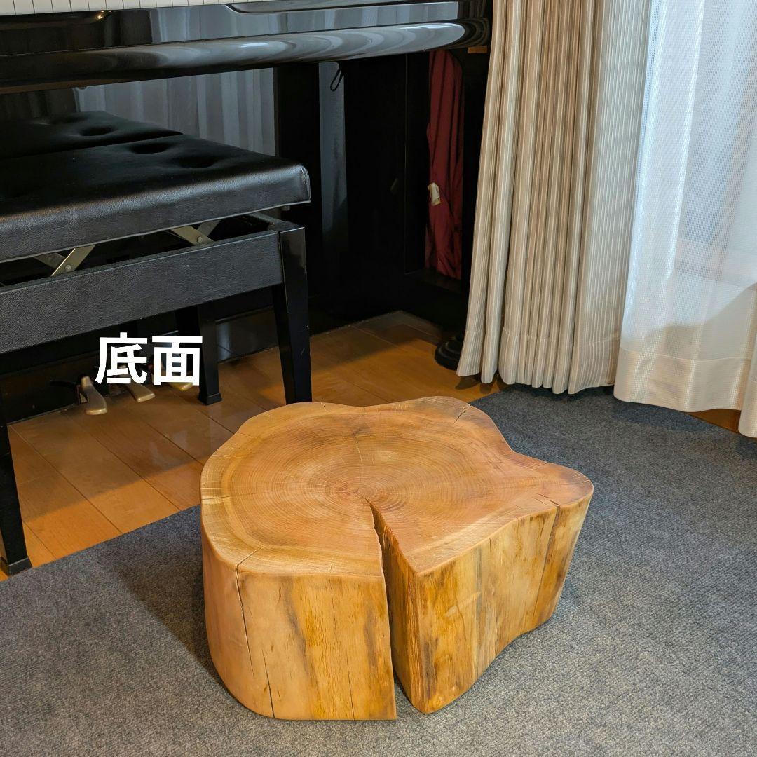 山桜天然木切り株輪切り高さ約19.5㎝