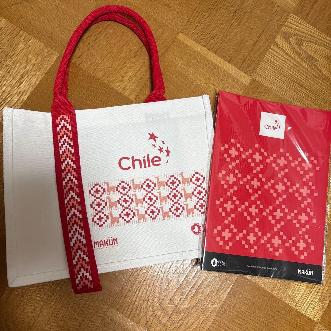 大阪万博 チリパビリオン トートバッグとノート - メルカリ