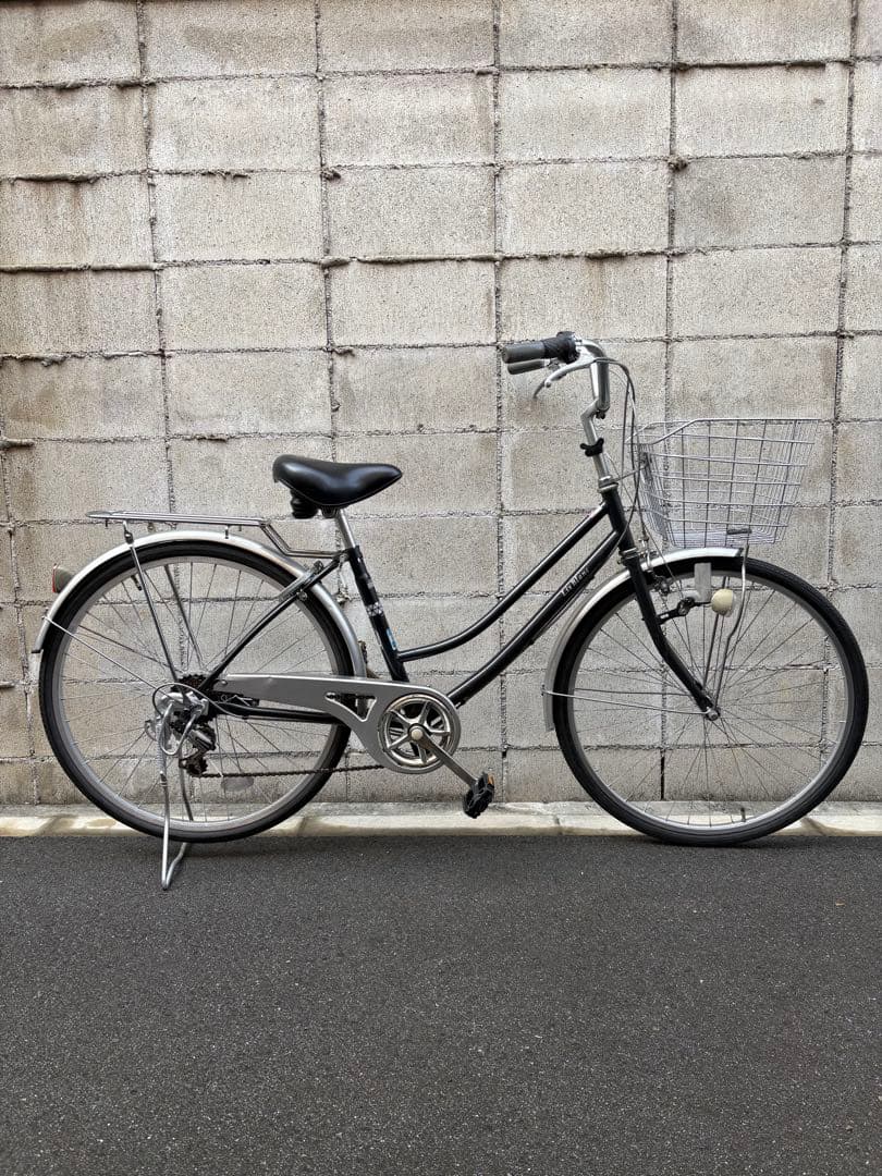 シティサイクル　ブラック 玉越 バイス 29型 マットブラック シティサイクル ビッグタイヤ