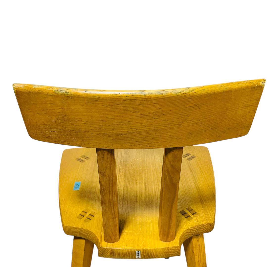 超希少 飛騨産業 円空 ダイニングチェア×2 キツツキ 敏光 テーブル