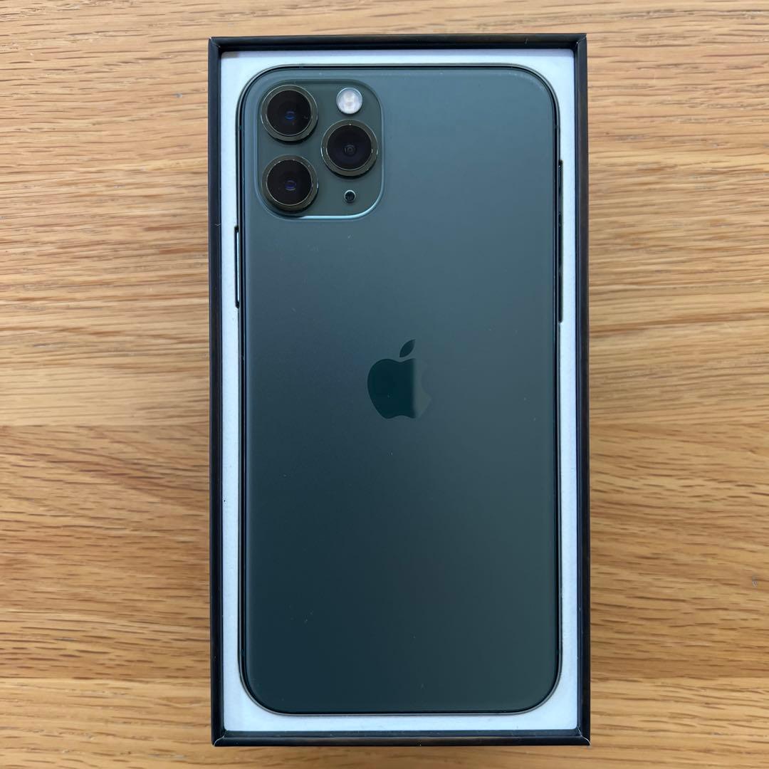iPhone11pro 本体 美品 256GB ミッドナイトグリーン