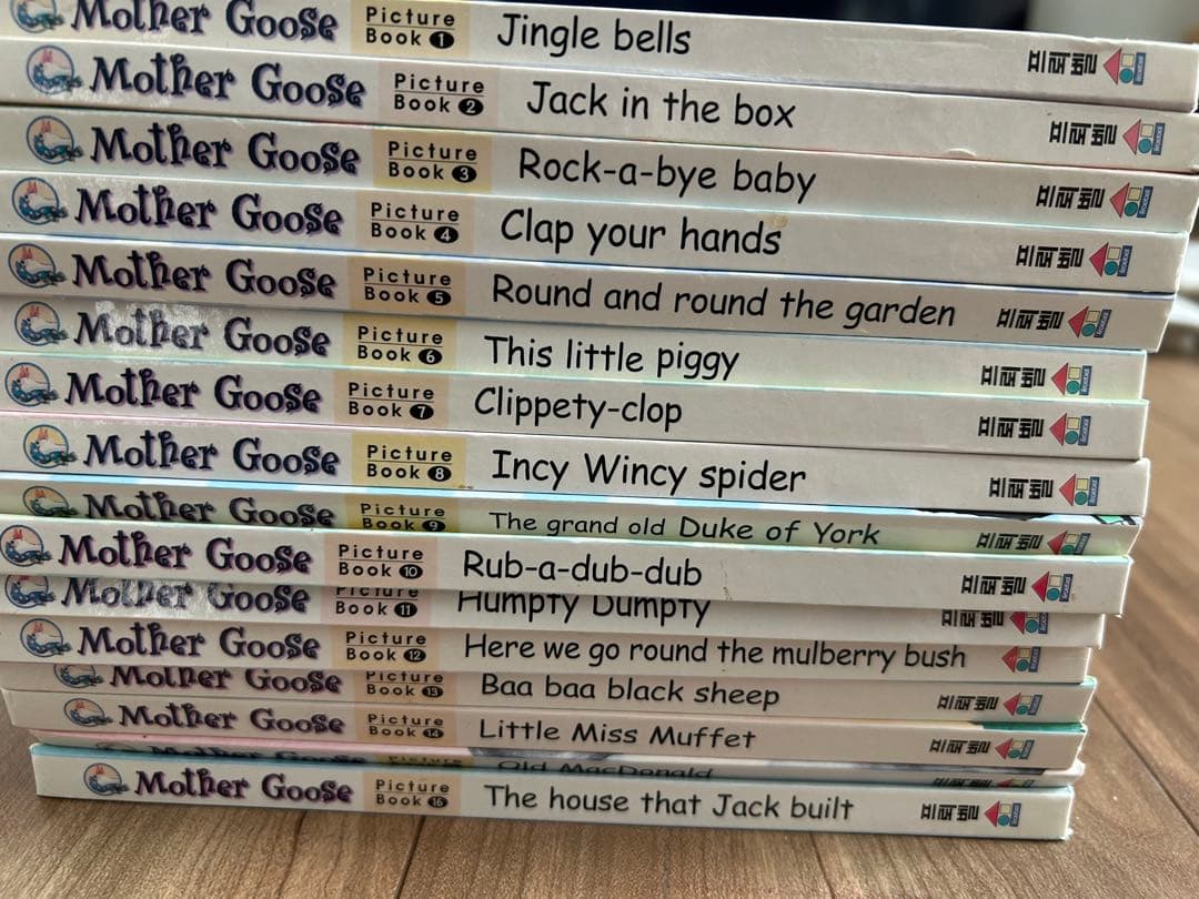 韓国マザーグース 英語教材 #幼児向け英語本16冊 CD8枚 프뢰벨마더구스
