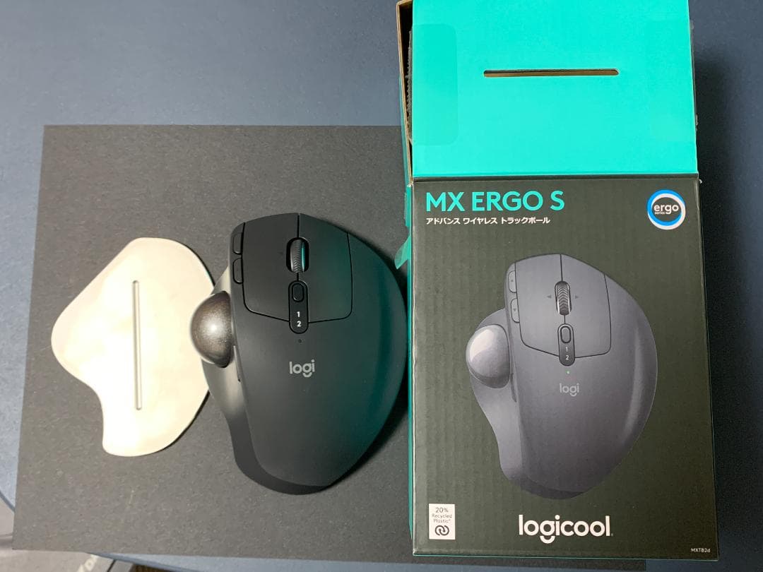 Logitech MX ERGO Sトラックボールマウス 本体 MX Ergo S - ワイヤレス トラックボールマウス |ロジクール