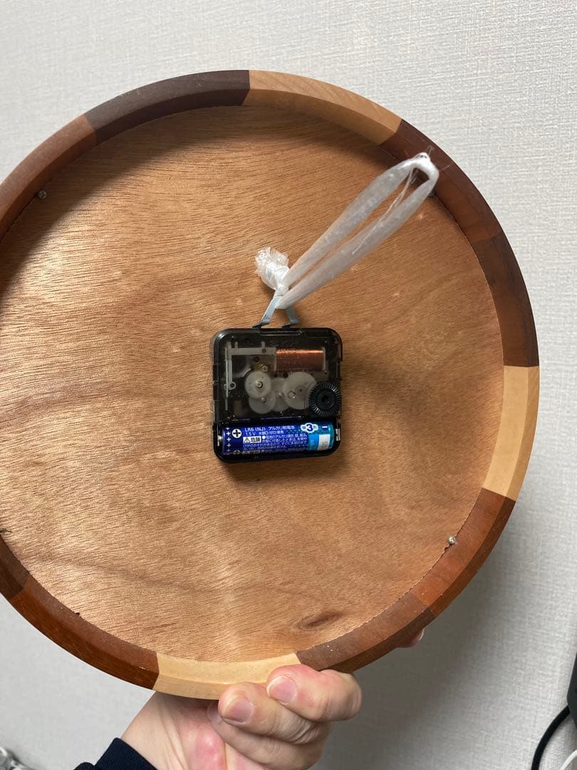 ラ・ルース 掛け時計 ラウンドクロック 木製 ナチュラル - メルカリ