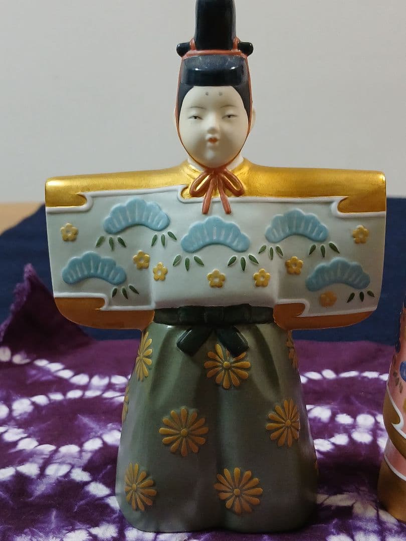 雛人形 立雛のりたけ 陶器製 ヴィンテージ