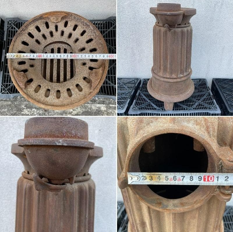 CENTER センターストーブ レトロストーブ 石炭 薪 時代物XZ3335T