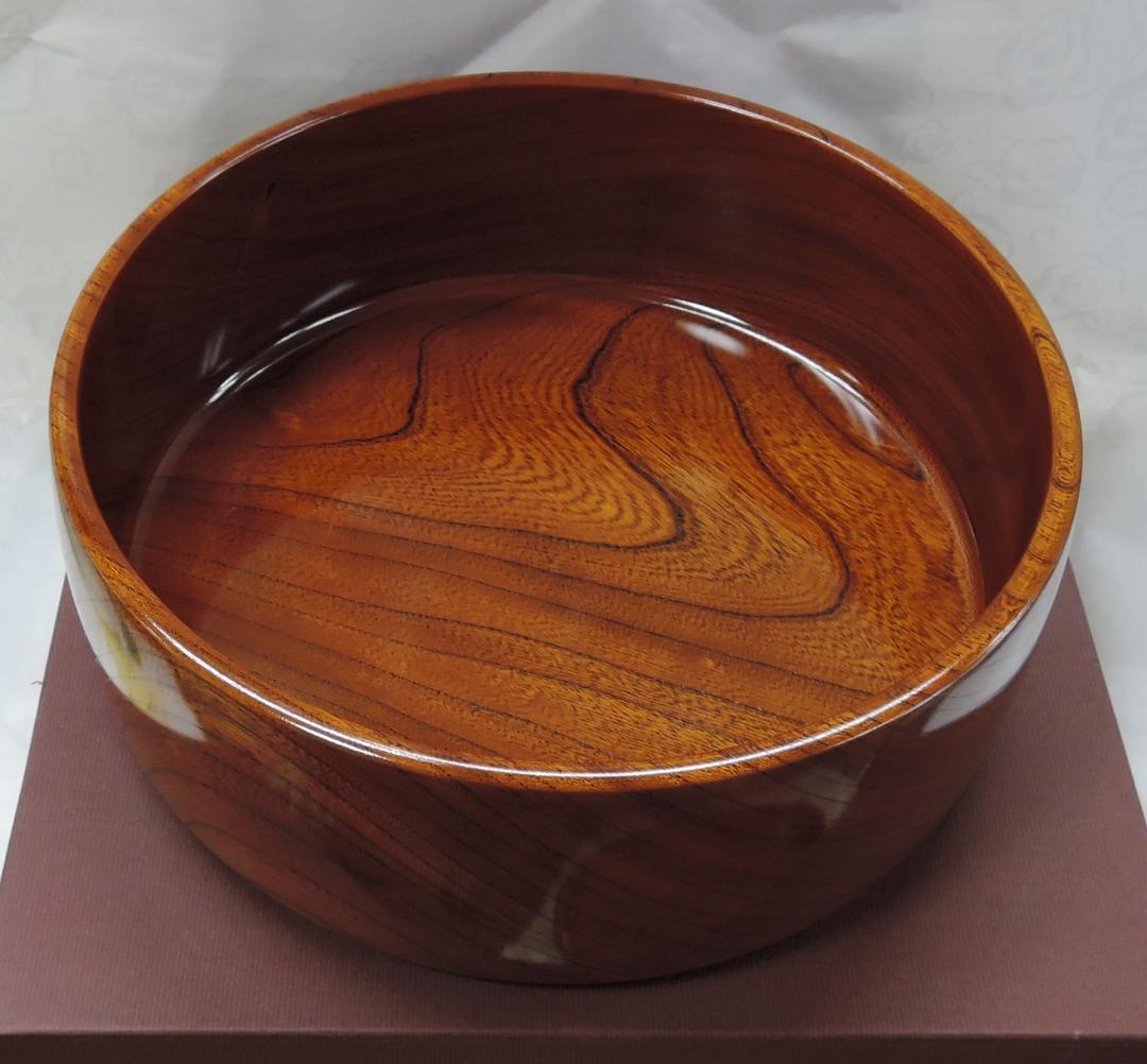 希少品！小田原漆器・本欅スリ漆11号茶櫃(ちゃびつ) - メルカリ