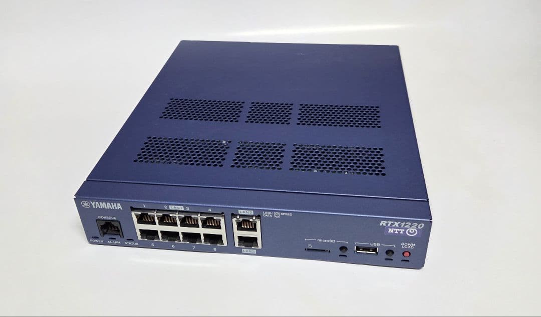 YAMAHA RTX1220 8ポートルーター - メルカリ