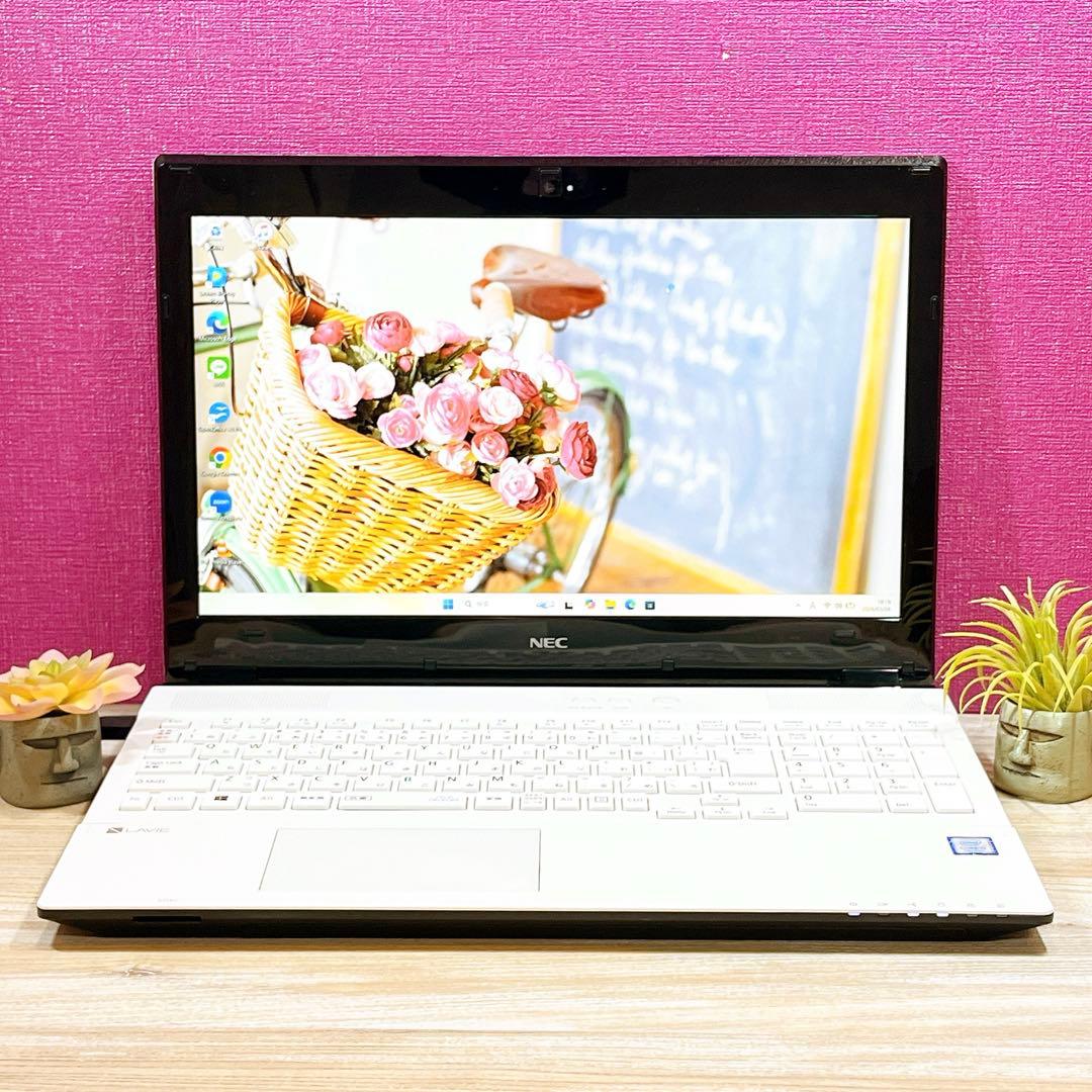 NECノートパソコン✨7世代Corei3✨Win11✨カメラ✨ブルーレイ✨大容量