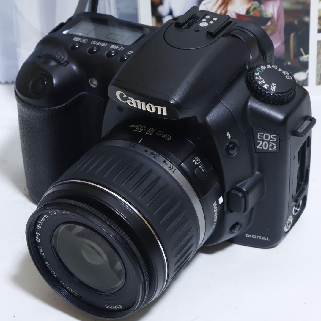 ☆スマホに送れる一眼レフ☆本格入門!!☆ キャノン EOS 20Dセット♫ ☆スマホに送れる一眼レフ☆本格入門機!!⭐︎ キャノン EOS 20D