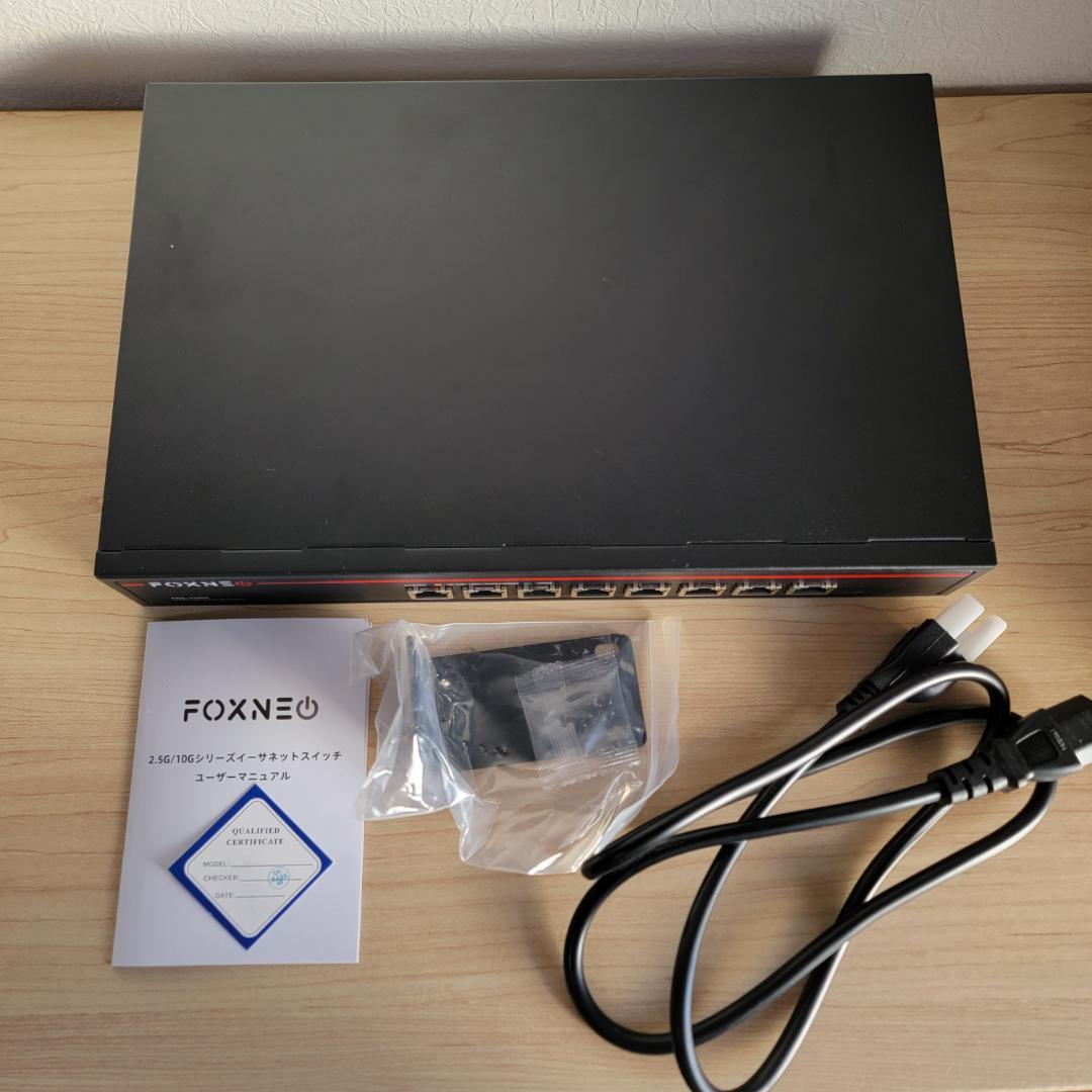 ほぼ新品】FOXNEO 10gbps スイッチングハブ 8 FNS-3200X - メルカリ