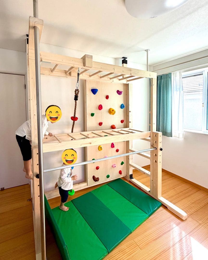 知育うんてい 室内うんてい ボルダリング 鉄棒 - メルカリ