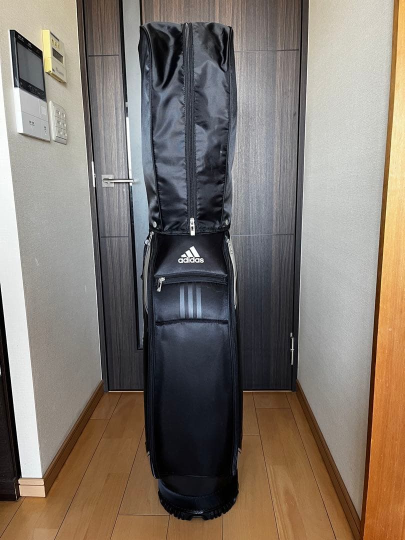 専用 美品adidas アディダス ゴルフ カートキャディバッグ XA227 黒