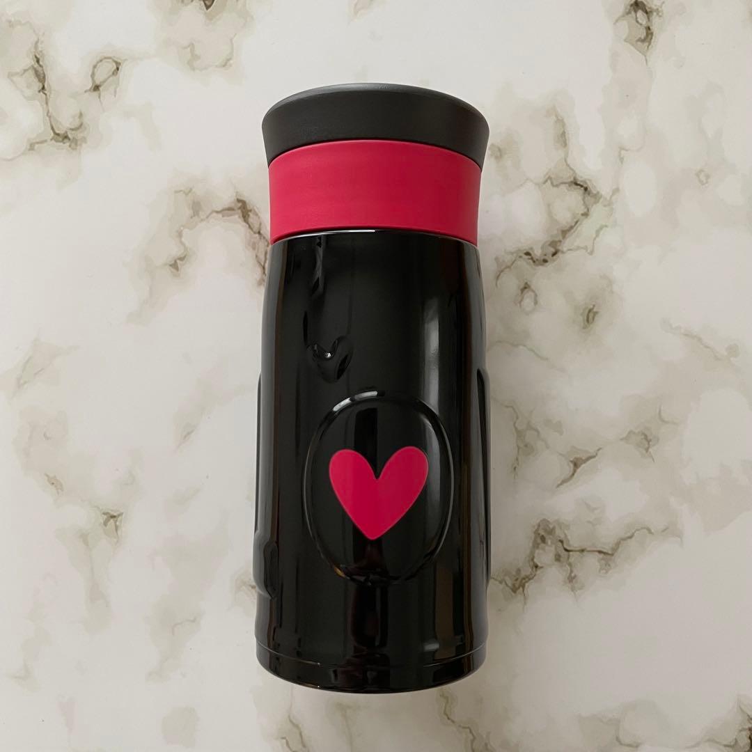 未使用 スターバックス バレンタイン ハートブラック タンブラー