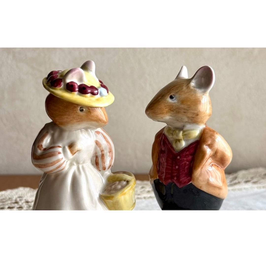 ロイヤルドルトン フィギュリン ブランブリーヘッジ もりねずみ 男爵