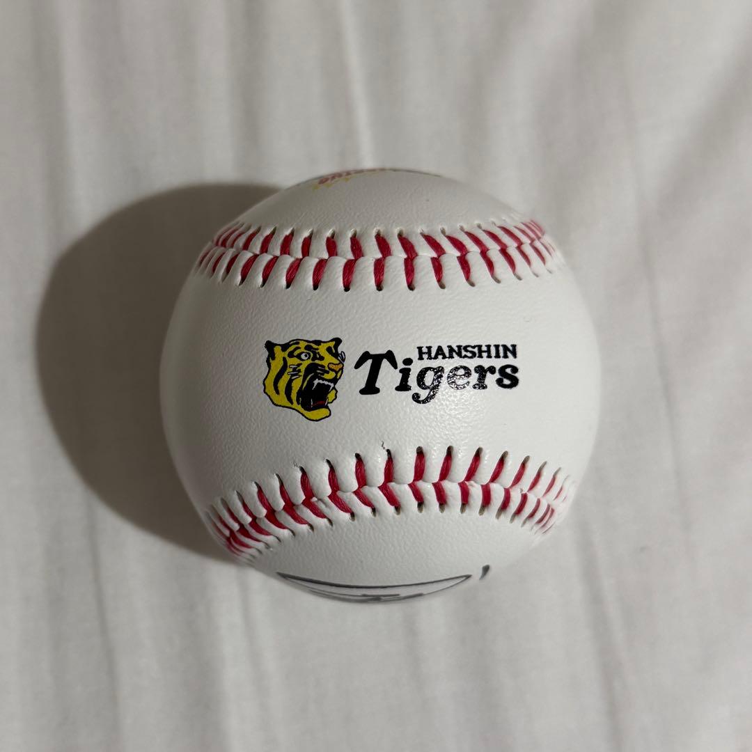 阪神タイガース 岡城快生 直筆サインボール 沖縄限定 ロゴ 2026 - メルカリ