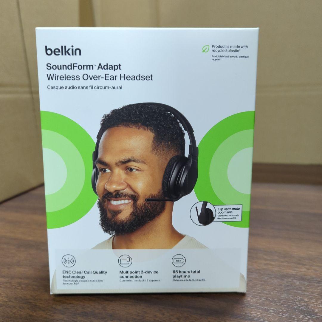 Belkin ベルキン SoundForm Adaptワイヤレスヘッドセット新品 Amazon.com: Belkin SoundForm Adapt Wireless Over-Ear Headset