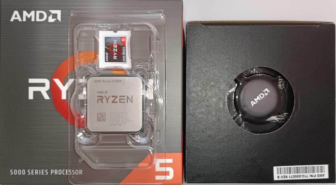 AMD Ryzen 5 5600 CPU 5000シリーズ Amazon.com: AMD Ryzen 5 5600 6-Core, 12-Thread Unlocked Desktop