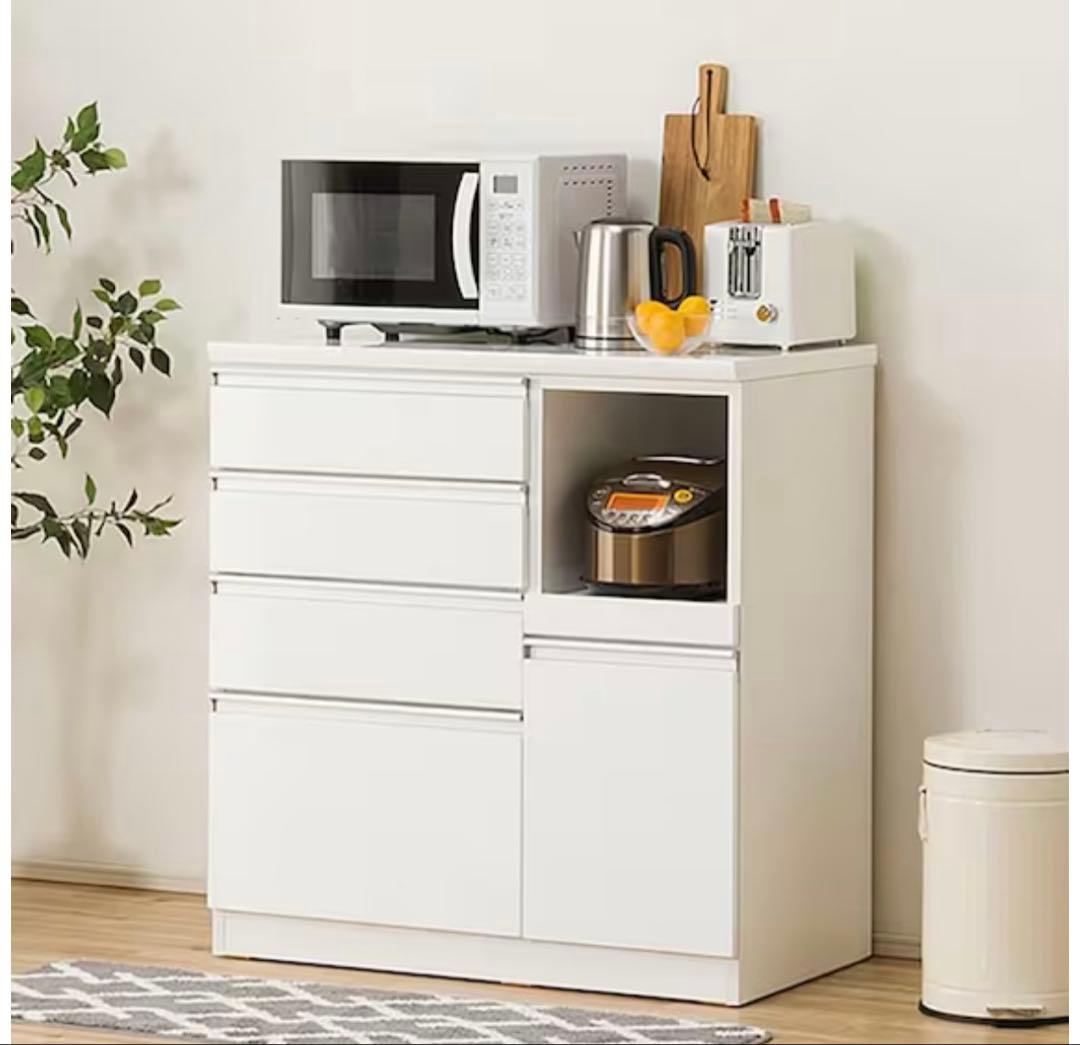 ニトリ 食器棚 キッチンカウンター ハイカウンター レジューム