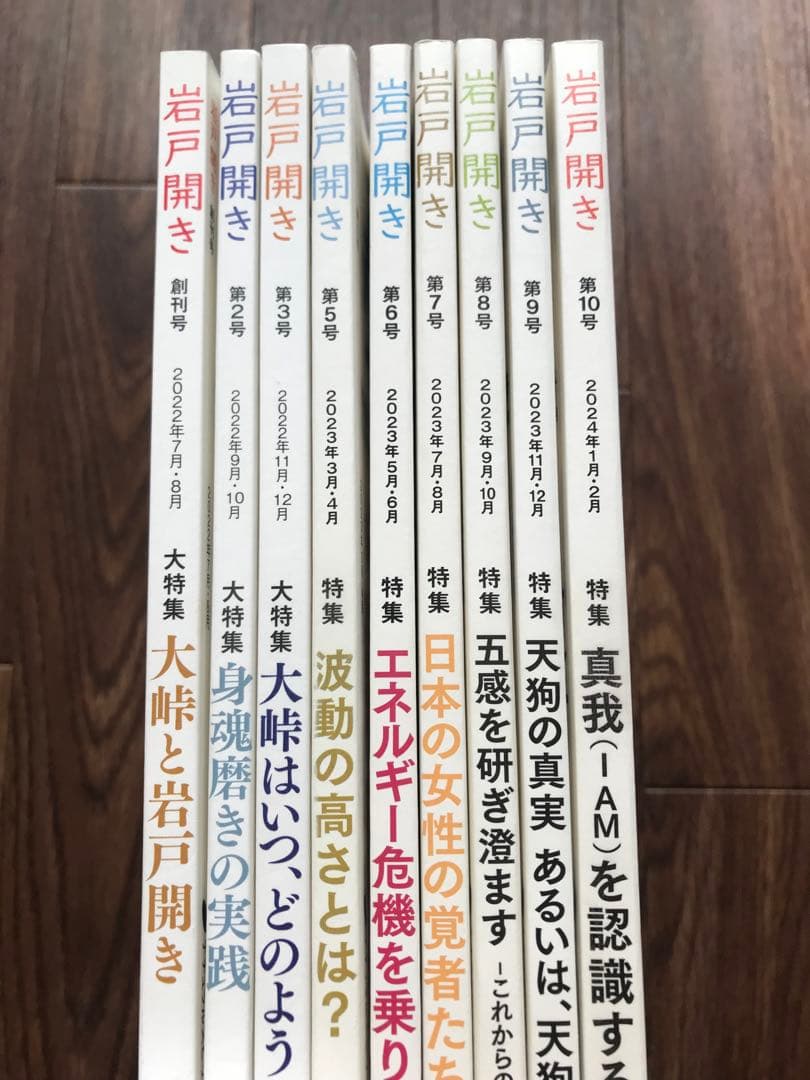 岩戸開き 創刊号・2〜10号　計9冊セット　ナチュラルスピリット