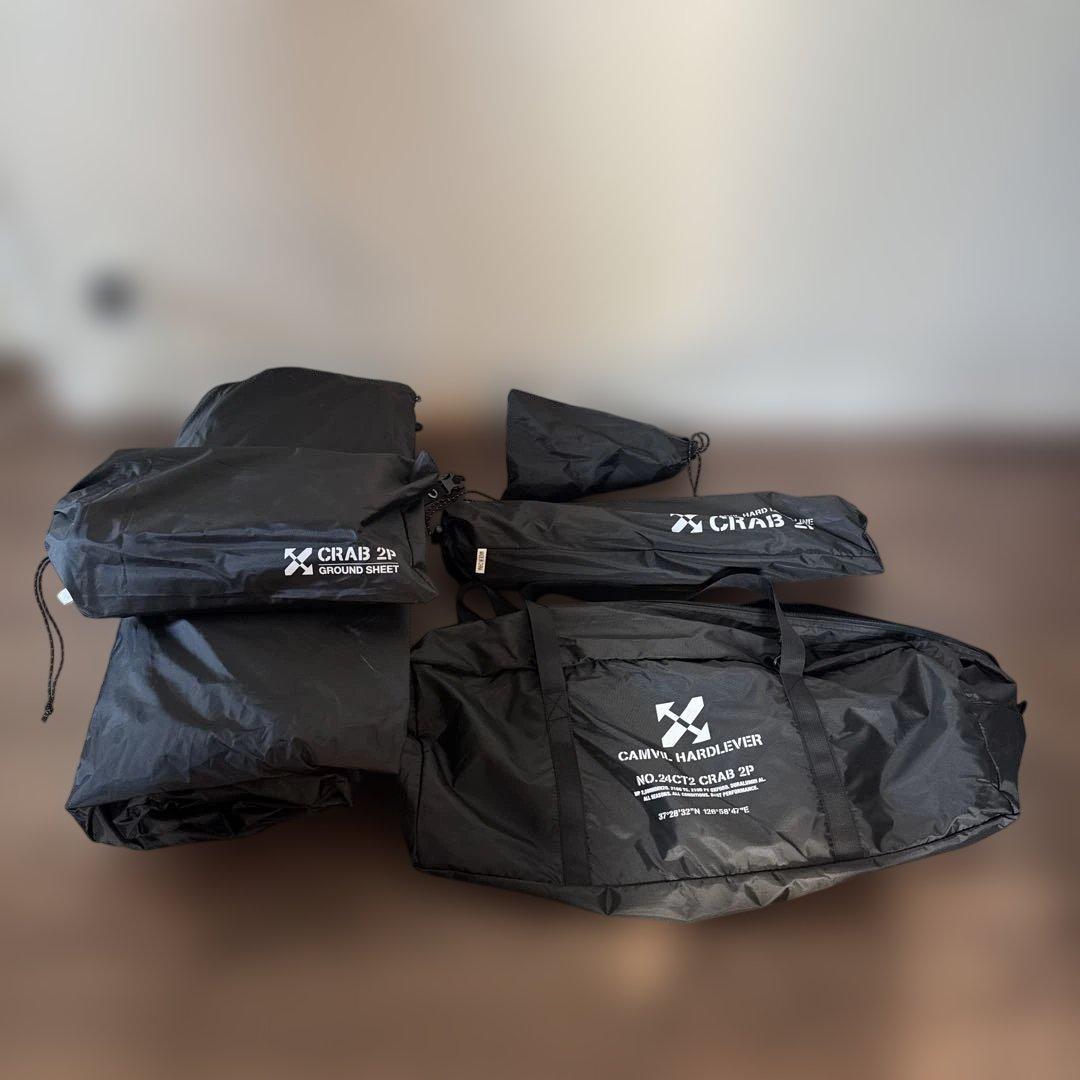 CAMVIL CRAB 2P カニテント グランドシート付属 - メルカリ