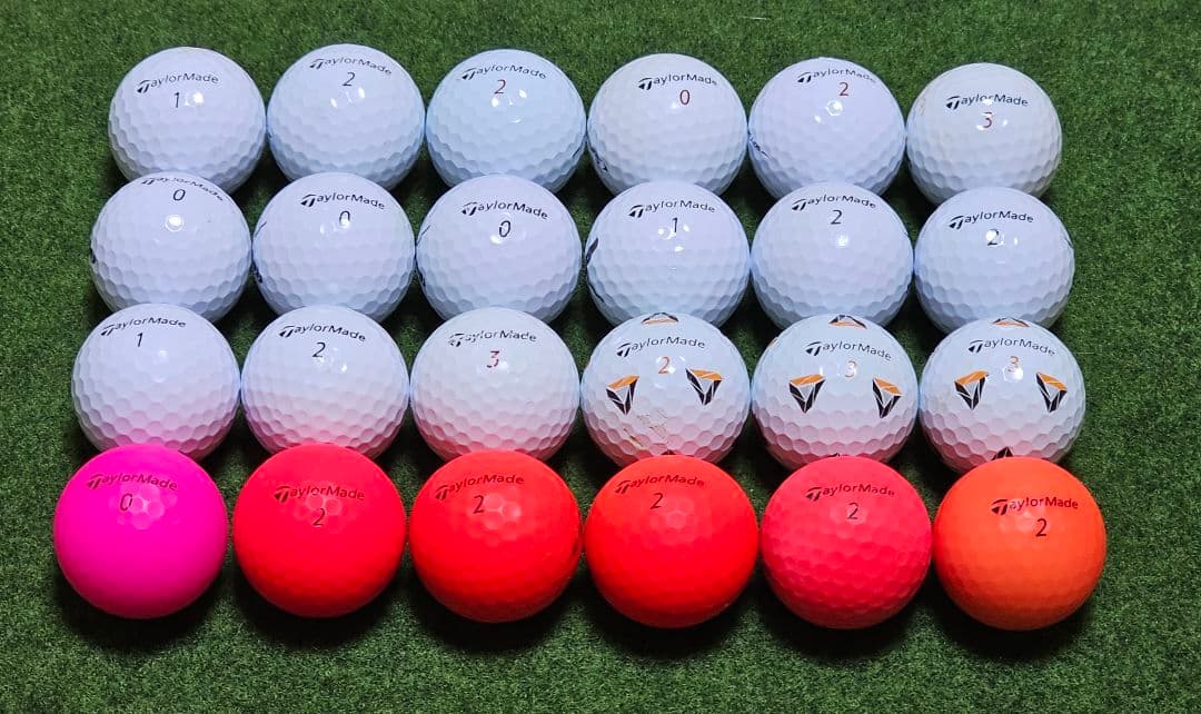 No.1293 ロストボール Taylor Madeゴルフボール 24個セット - メルカリ