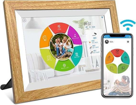 デジタルフォトフレーム 10.1インチ wifi 人感センサー 1280×800 Amazon | デジタルフォトフレーム 10.1インチ WiFi対応 人感センサー