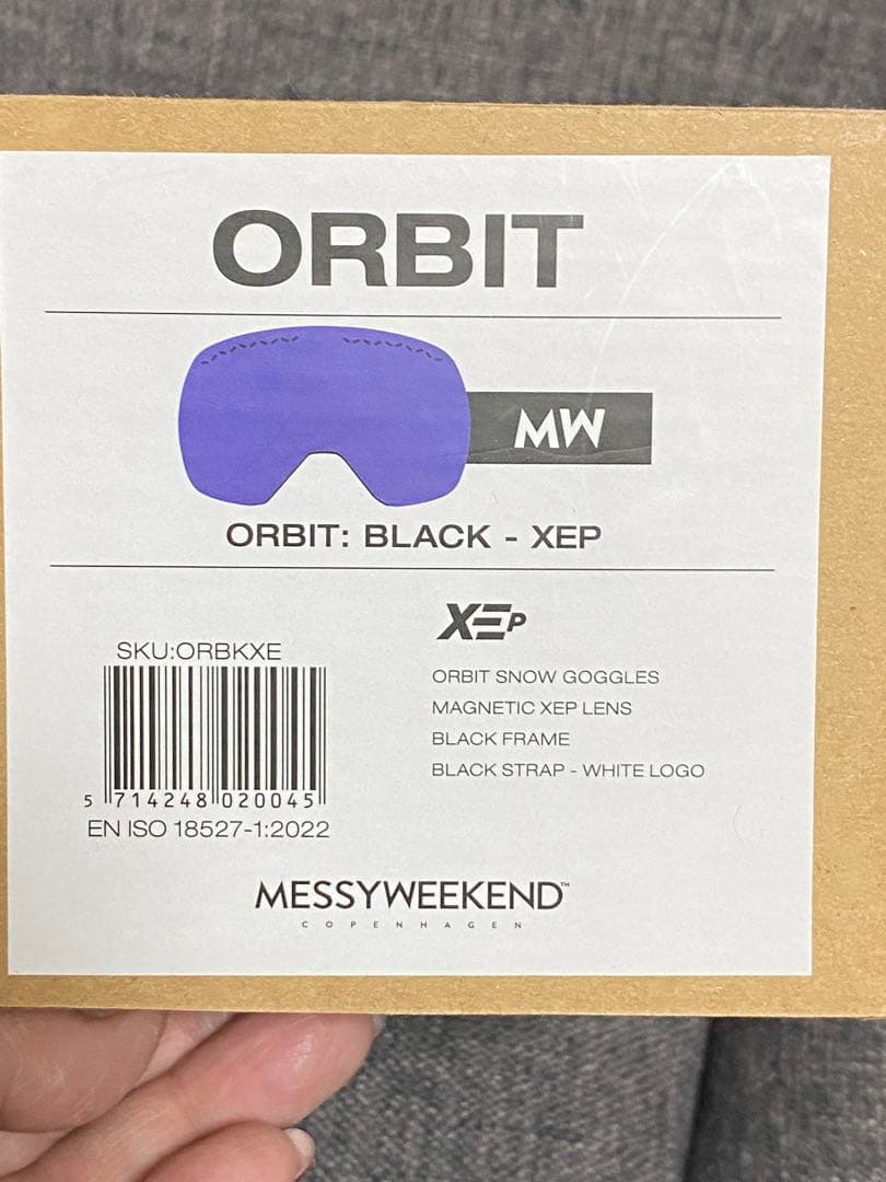 MESSYWEEKEND ORBIT ブラック・XEP ゴーグル - メルカリ