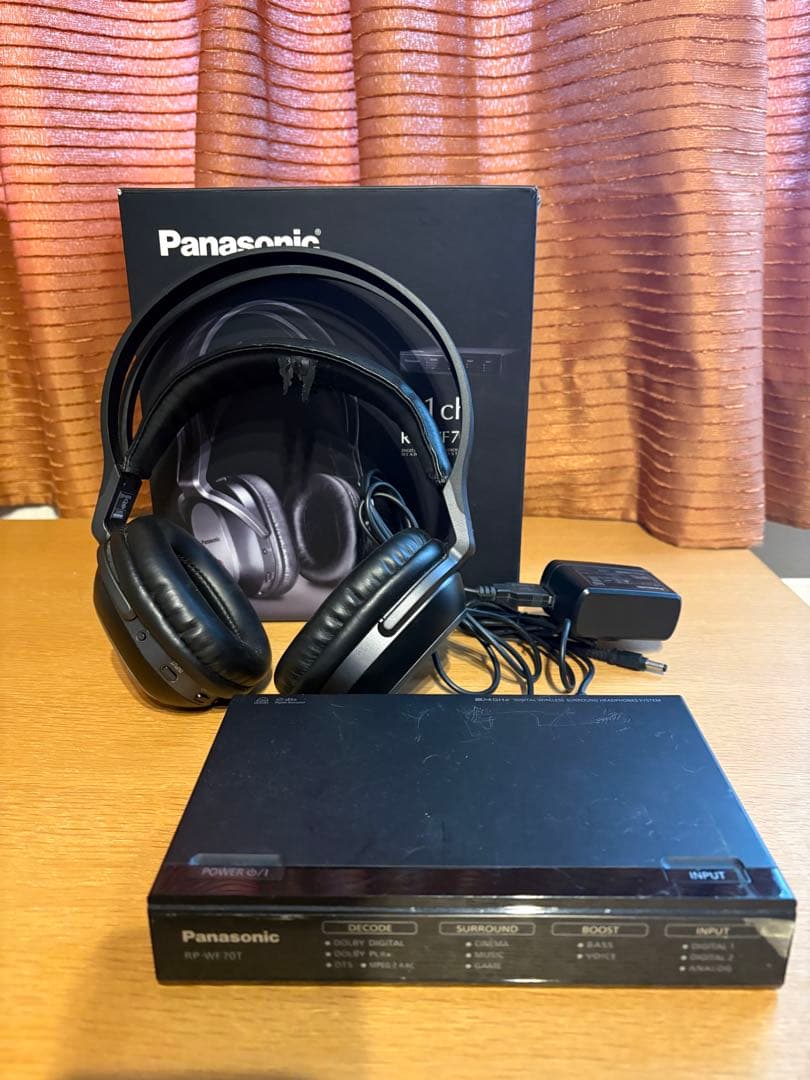 Panasonic RP-WF70T ワイヤレスヘッドフォンセット 中古完動品 - メルカリ