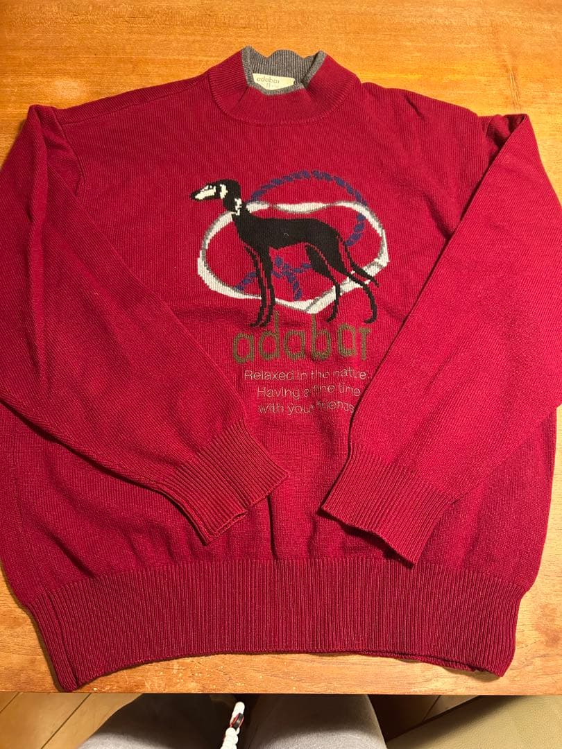 adabat ゴルフ カシミア100%セーター - メルカリ