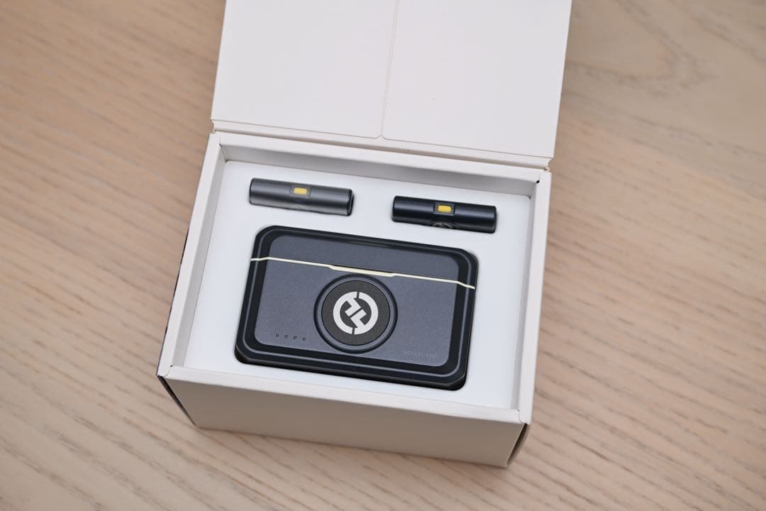 Hollyland LARK M2 combo ワイヤレスマイクセット Hollyland Lark M2 Combo (Shine Charcoal)