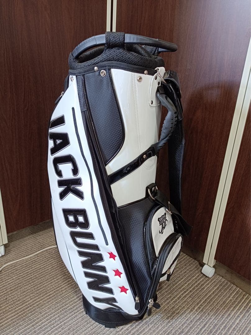 F1879] JACK BUNNY キャディバッグ※欠損部分あり - メルカリ