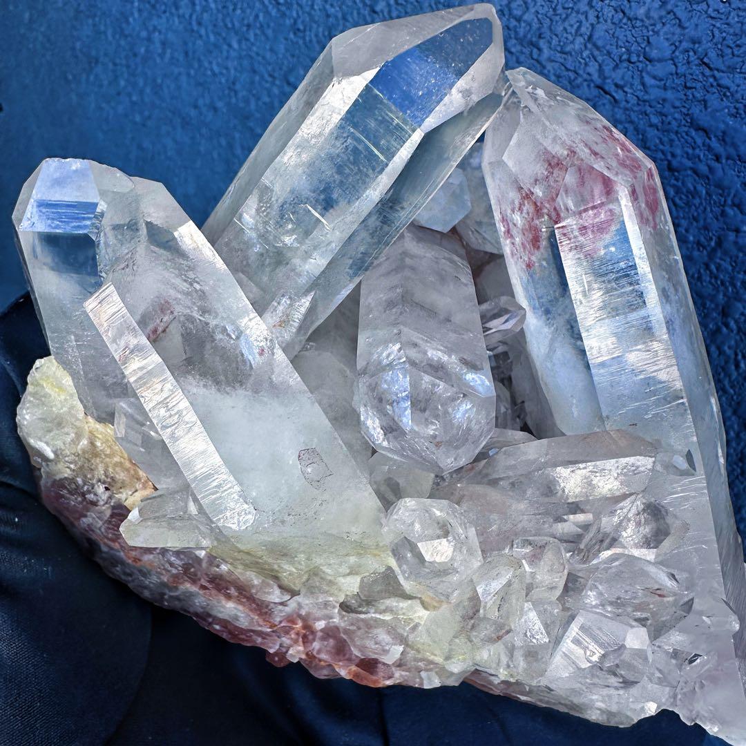 巨大❗希少高透明度❗️浄化❗️超強いパワー☆レインボー☆ヒマラヤクラスターA1407