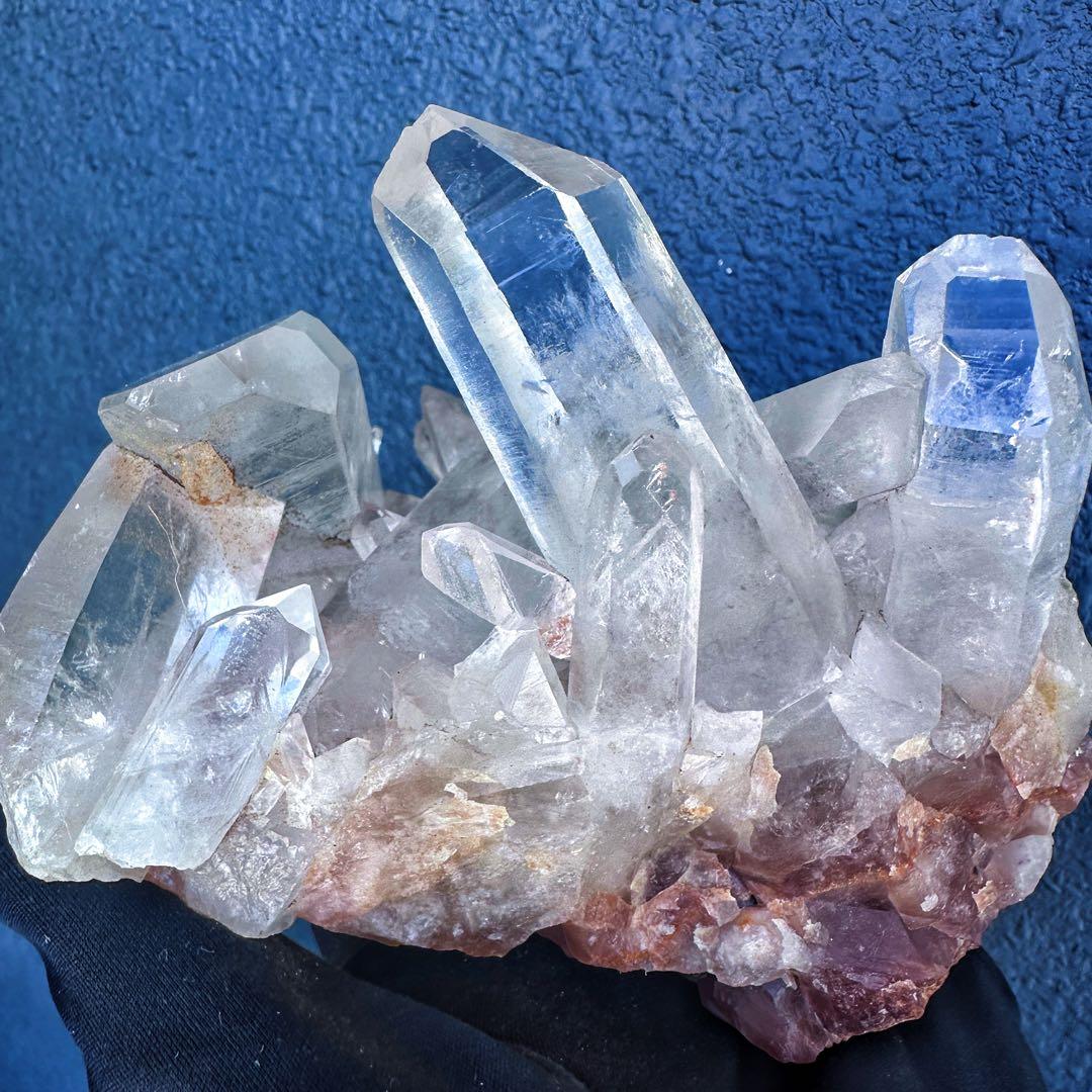 巨大❗希少高透明度❗️浄化❗️超強いパワー☆レインボー☆ヒマラヤクラスターA1407