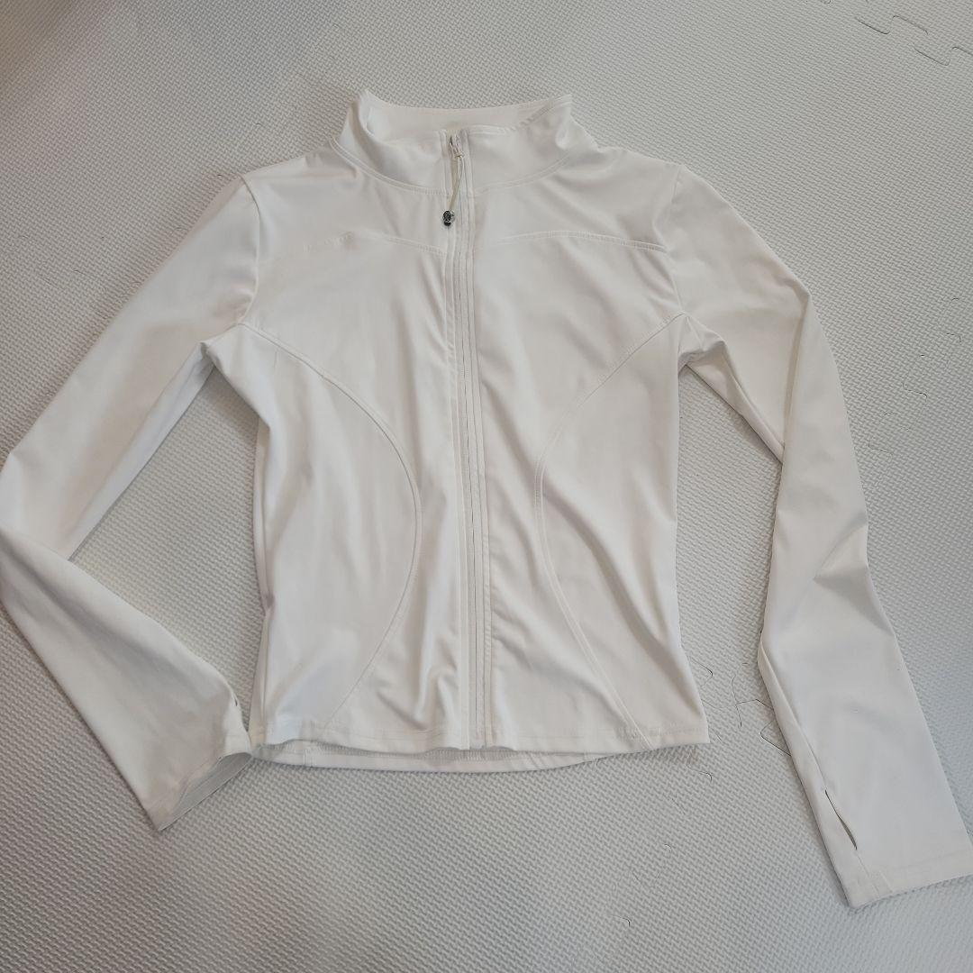 ルルレモン　ホワイト ハイネックジップアップ ウィメンズ トップス 【ルルレモン公式｜lululemon Japan】 - メッシュ