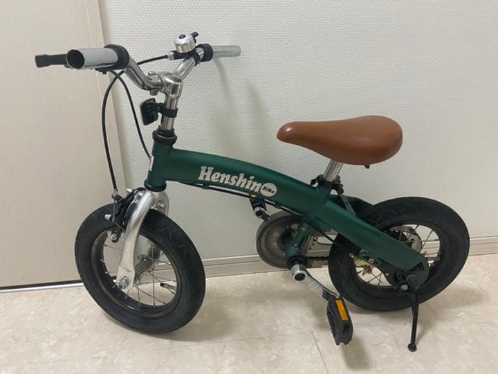 へんしんバイク ストライダー 自転車　緑　グリーン　引き取り へんしんバイクのレビュー&自転車に乗れるまでの体験談 | 芋づるハピネス