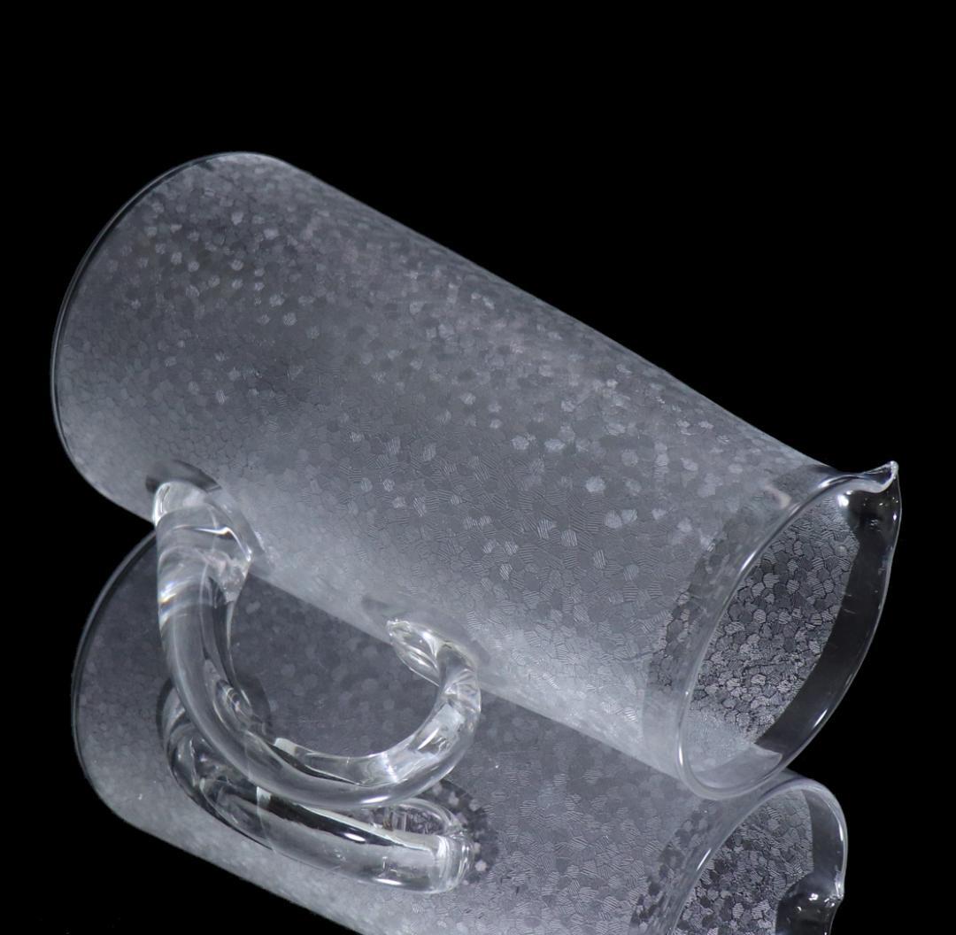 オールド・バカラ 春海商店特注 崩し市松紋 大型ピッチャー 水差し