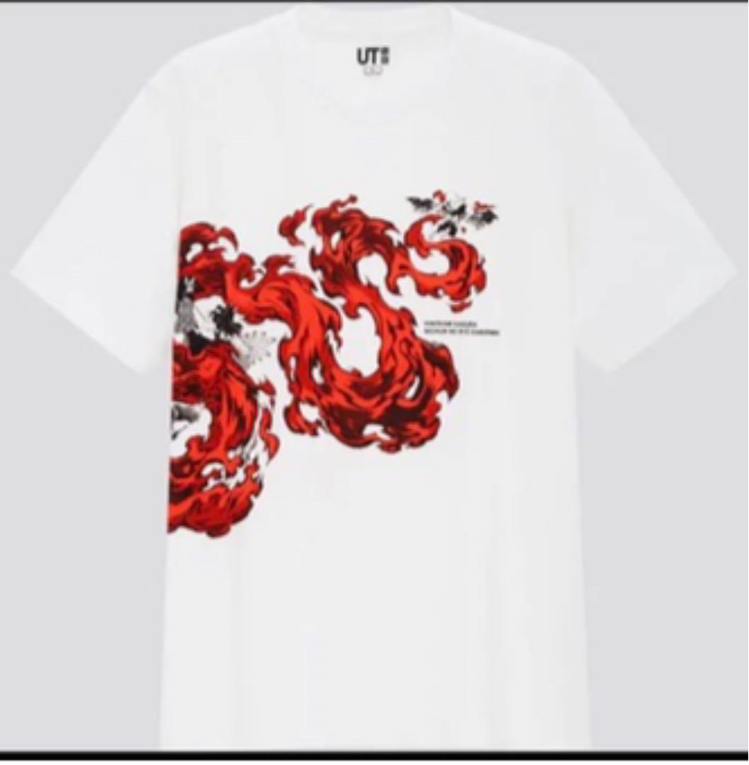 ユニクロ Tシャツ 鬼滅の刃 火の神神楽 Mサイズ - メルカリ