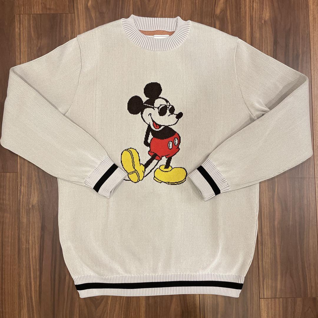 V12 ニット　ミッキー　コラボ　ディズニー V12 ゴルフ 【ミッキーマウス】 メンズ ニット MICKEY / KNIT | 【公式