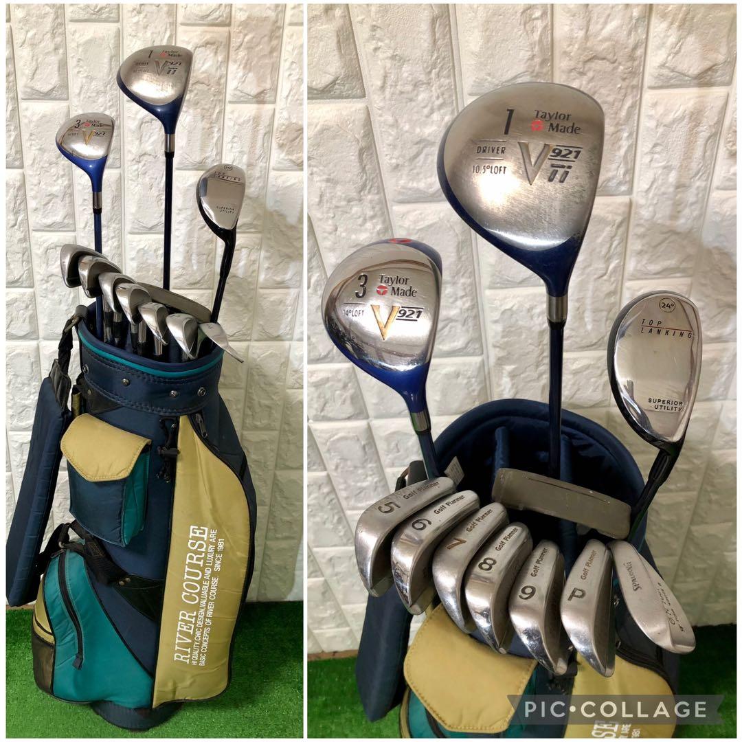 初心者おすすめ☆メンズ ゴルフクラブセット☆テーラーメイド☆キャディバッグ付 テーラーメイド他 メンズ初心者向け13本＋キャディバッグセット