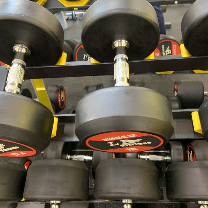 30%割引　ラバーダンベル　　42.5kg 2個