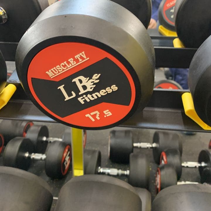 30%割引　ラバーダンベル　　42.5kg 2個