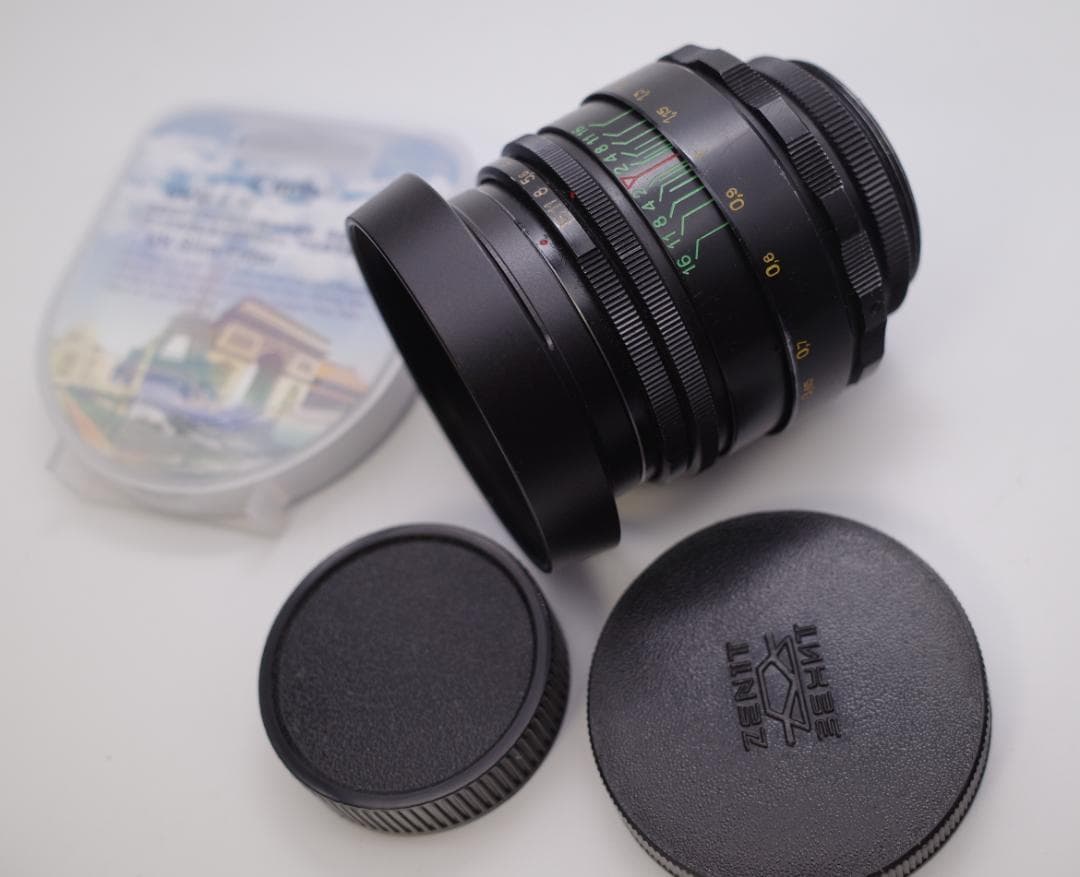 23　新品同様　HELIOSヘリオス　44-2ぐるぐるボケレンズフード付 癖のあるボケに憧れてHELIOS 44−2を購入｜sin