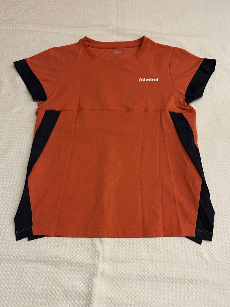 アドミラル　テニスウェア　オレンジ色トップス　Lサイズ アドミラル テニスウェア オレンジ色トップス Lサイズ アドミラル