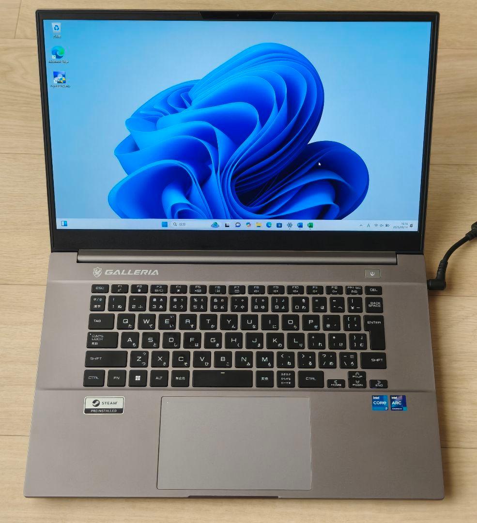 Windowsノート本体 Thirdwave GALLERIA/Core i7 12700H/A730M GALLERIA、Intel Arc搭載のゲーミングノート発売。A730MとA550Mの2種類