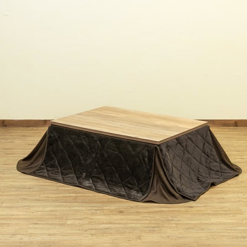 《新品・送料無料》ヴィンテージ柄コタツ　105×75　掛け布団セット